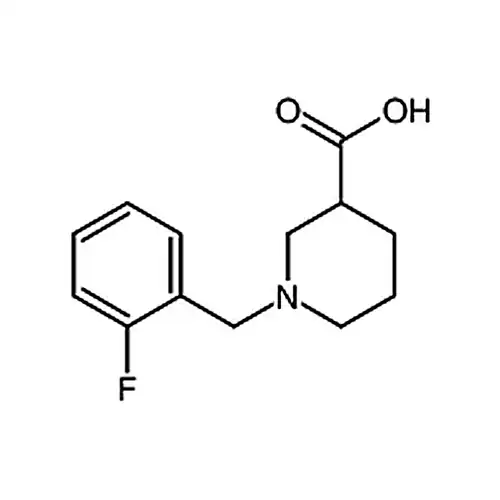 1-[(2-氟苯基)甲基]-3-哌啶甲酸
