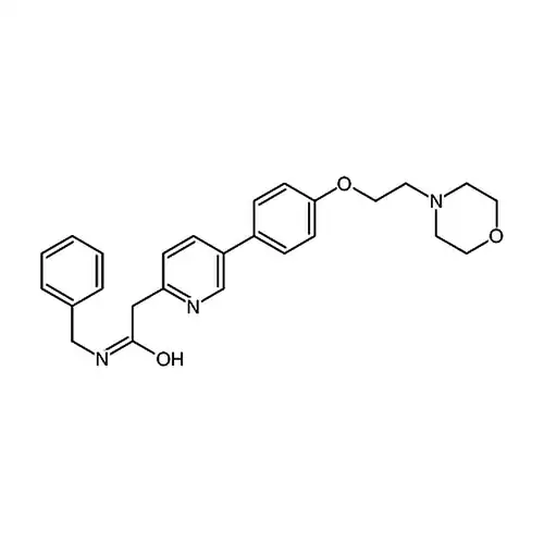 5-[4-[2-(4-吗啉基)乙氧基]苯基]-N-(苯基甲基)-2-吡啶乙酰胺
