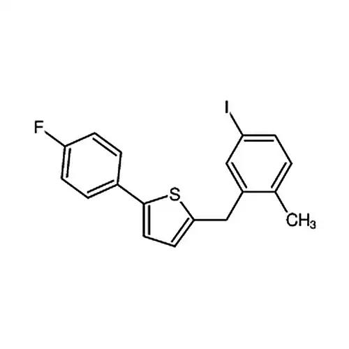 2-(4-氟苯基)-5-[(5-碘-2-甲基苯基)甲基]噻吩,