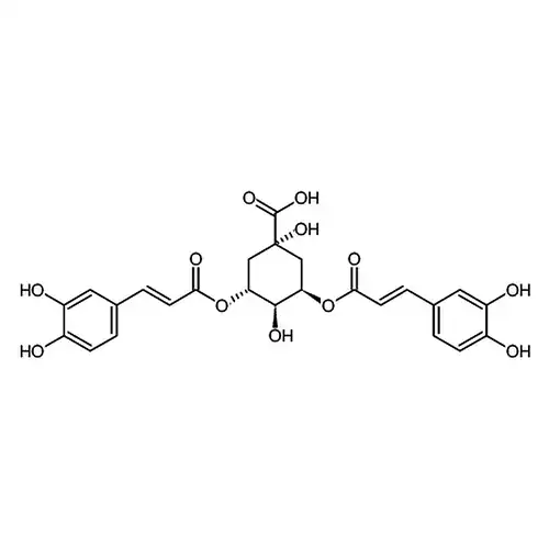 (1α,3R,4α,5R)-3,5-双(((E)-3-(3,4-二羟基苯基)丙烯酰基)氧基)-1,4-二羟基环己烷羧酸