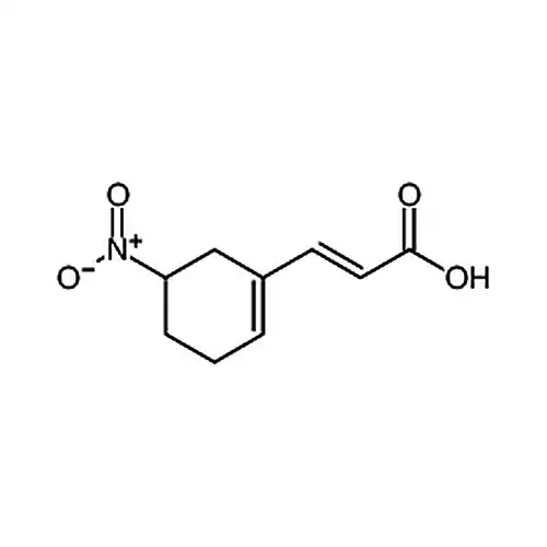 (E)-3-(5-硝基-1-环己烯-1-基)丙烯酸