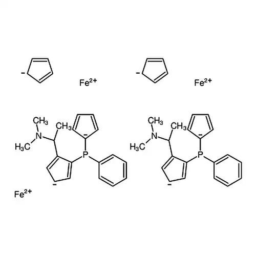 1，1'-双{1-[((S)-二茂铁基-2-(R)-乙基-1-(二甲基氨基)苯基]-(S)-膦基}二茂铁