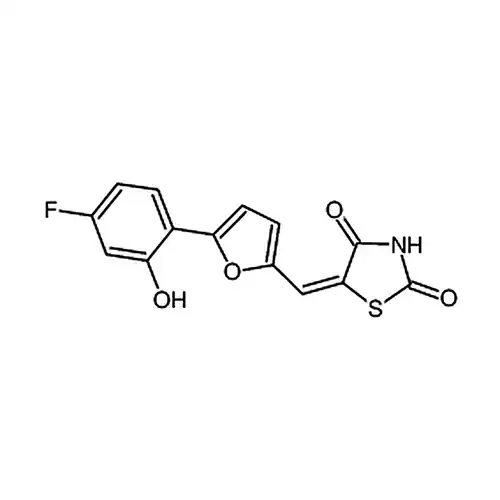 5-[[5-(4-氟-2-羟基苯基)-2-呋喃基]亚甲基]-2,4-噻唑烷二酮