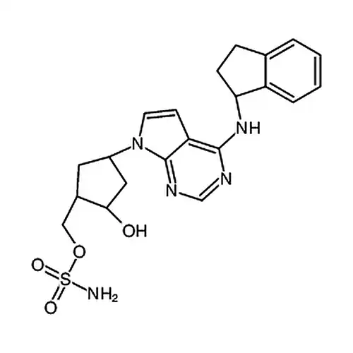 氨基磺酸 [(1S,2S,4R)-4-[4-[[(1S)-2,3-二氢-1H-茚-1-基]氨基]-7H-吡咯并[2,3-d]嘧啶-7-基]-2-羟基环戊基]甲基酯