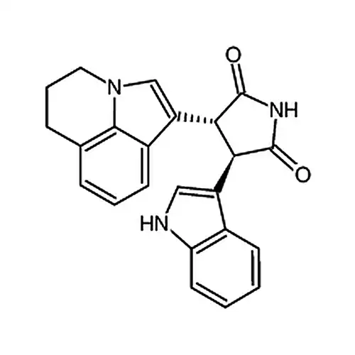 (3R,4R)-3-(5,6-二氢-4H-吡咯并[3,2,1-ij]喹啉)-4-(1H-吲哚)-2,5-吡咯烷二酮