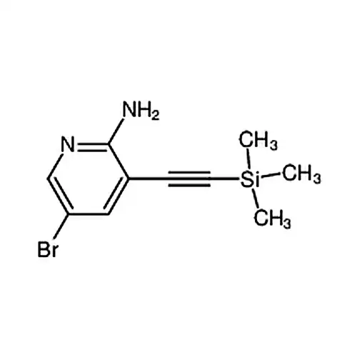 5-溴-3-((三甲基甲硅烷基)乙炔基)吡啶-2-胺