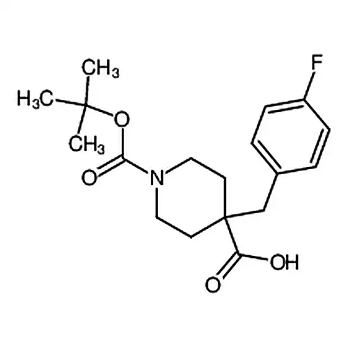 1-(叔丁氧基羰基)-4-(4-氟苄基)哌啶-4-羧酸