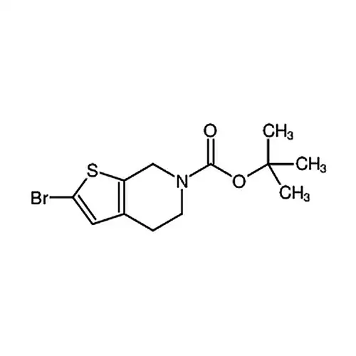 2-溴-4H，5H，6H，7H-噻吩并[2，3-c]吡啶-6-羧酸叔丁酯