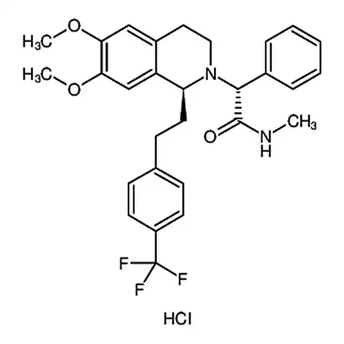 (R)-2-((S)-6,7-二甲氧基-1-(4-甲基苯乙基)-3,4-二氢异喹啉-2(1H)-基)-N-甲基-2-苯基乙酰胺盐酸盐