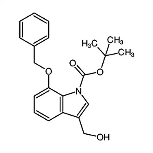 3-(羟基甲基)-7-(苯基甲氧基)-1H-吲哚-1-羧酸叔丁酯