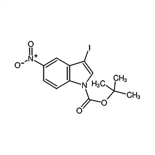 3-碘-5-硝基-1H-吲哚-1-羧酸叔丁酯