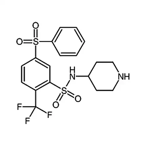 5-(苯磺酰基)-N-(哌啶-4-基)-2-(三氟甲基)苯磺酰胺
