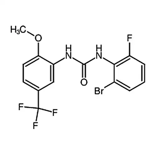 1-(2-溴-6-氟苯基)-3-(2-甲氧基-5-(三氟甲基)苯基)脲