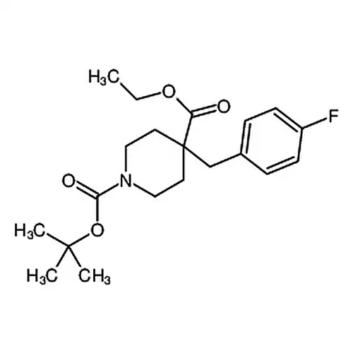 1-叔丁基 4-乙基 4-(4-氟苄基)哌啶-1,4-二羧酸酯