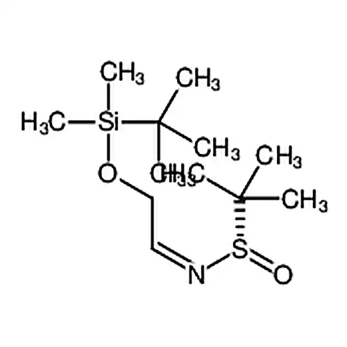 (S,E)-N-(2-((叔丁基甲基甲硅烷氧基)亚乙基)-2-甲基丙烷-2-亚磺酰胺