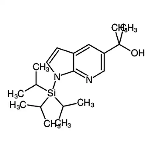 Α，Α-二甲基-1-[三(1-甲基乙基)硅酯]-1H-吡咯并[2，3-b]吡啶-5-甲醇