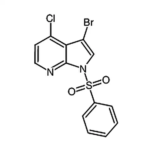 3-溴-4-氯-1-(苯磺酰基)-1H-吡咯并[2,3-b]吡啶