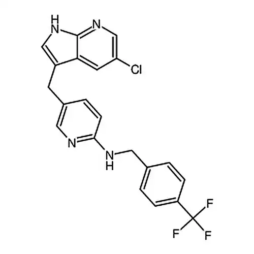 5-((5-氯-1H-吡咯并[2,3-b]吡啶-3-基)甲基)-N-(4-(三氟甲基)苄基)吡啶-2-胺