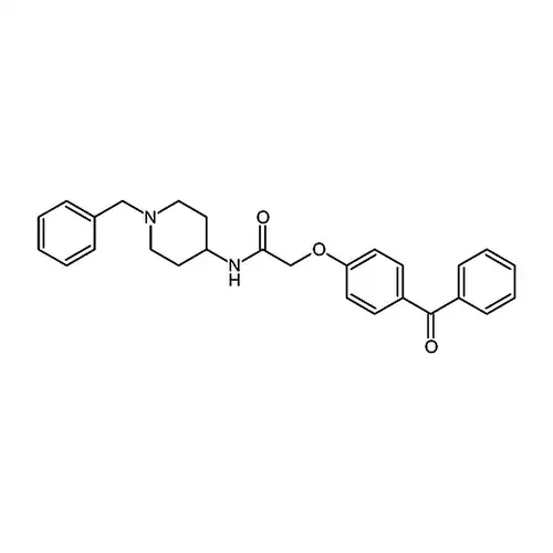 2-(4-苯甲酰苯氧基)-N-(1-苄基哌啶-4-基)乙酰胺