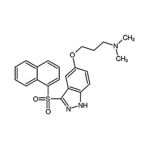 N，N-二甲基-3-[[3-(1-萘酰磺酰基)-1H-吲唑-5-基]氧基]-1-丙胺
