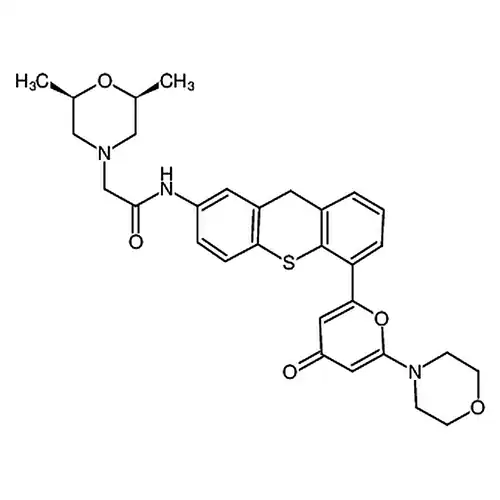 2-((2R,6S)-rel-2,6-二甲基吗啉基)-N-(5-(6-吗啉基-4-氧代-4H-吡喃-2-基)-9H-噻吨-2-基)乙酰胺