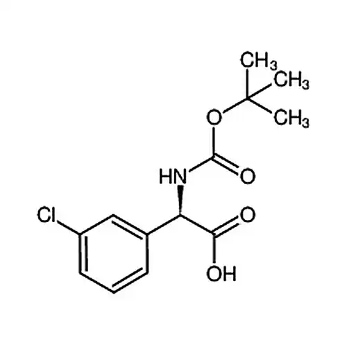 (R)-2-((叔丁氧基羰基)氨基)-2-(3-氯苯基)乙酸