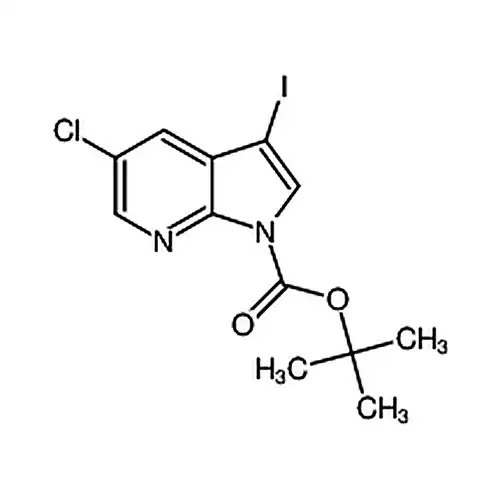 5-氯-3-碘-吡咯并[2，3-b]吡啶-1-甲酸叔丁酯