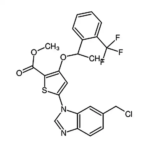 (R)-5-(6-(氯甲基)-1H-苯并[d]咪唑-1-基)-3-(1-(2-(三氟甲基)苯基)乙氧
