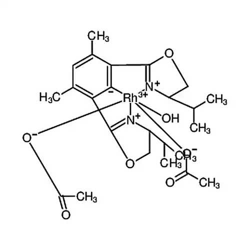双(醋酸)合[(S,S)-4,6-双(4-异丙基-2-恶唑啉-2-基)-间二甲苯]铑