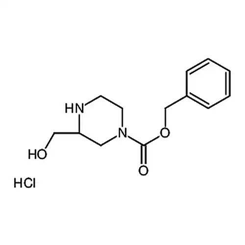 (S)-3-(羟甲基)哌嗪-1-羧酸苄酯盐酸盐