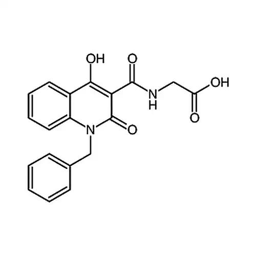 N-[[4-羟基-2-氧代-1-(苯基甲基)-1,2-二氢-3-喹啉基]羰基]甘氨酸