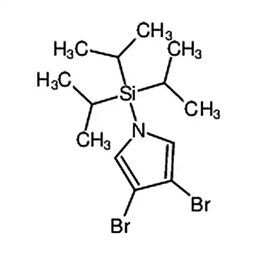 N-(三异丙基甲硅烷基)-3，4-二溴吡咯