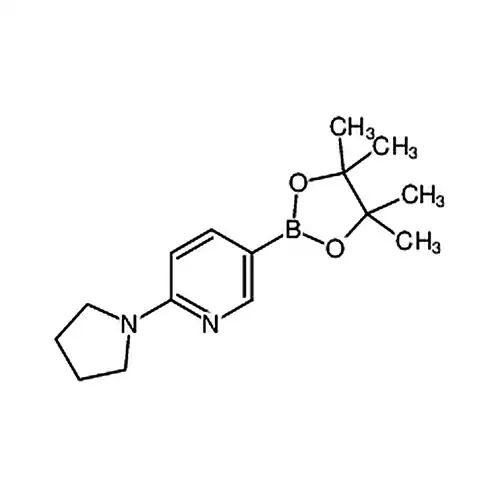 2-(吡咯烷-1-基)-5-(4,4,5,5-四甲基-1,3,2-二氧硼杂环戊烷-2-基)吡啶
