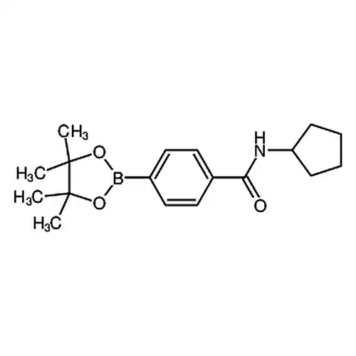 N-环戊基-4-(4,4,5,5-四甲基-1,3,2-二氧硼杂环戊烷-2-基)苯甲酰胺