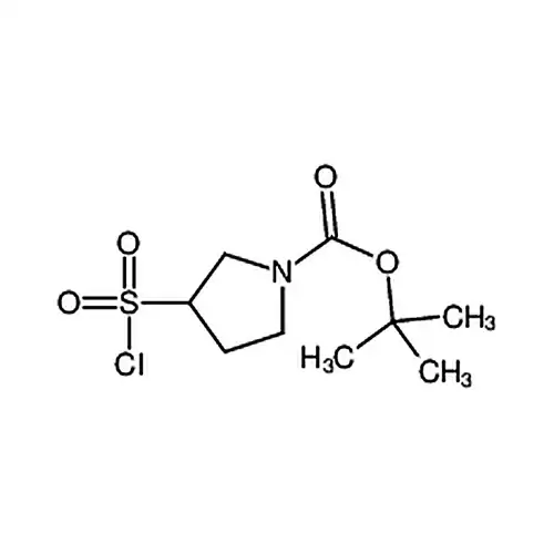 3-(氯磺酰基)吡咯烷-1-羧酸叔丁酯