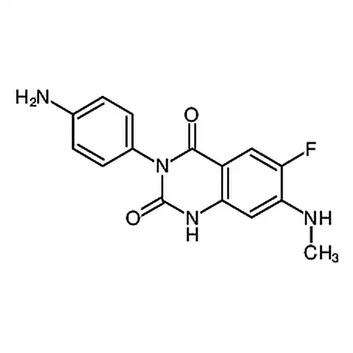 3-(4-氨基苯基)-6-氟-7-(甲基氨基)喹唑啉-2,4(1H,3H)-二酮