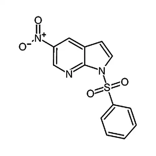 5-硝基-1-(苯基磺酰基)-1H-吡咯并[2，3-b]吡啶