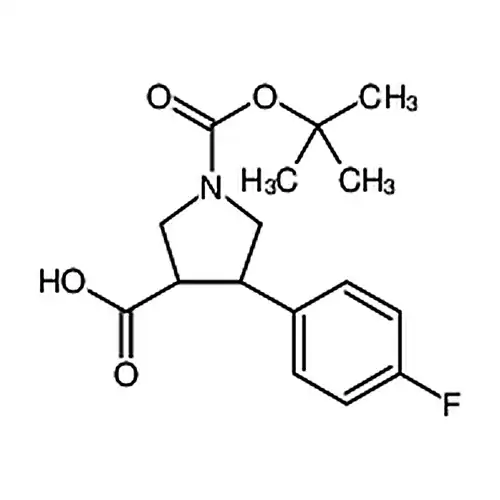 1-(叔丁氧基羰基)-4-(4-氟苯基)吡咯烷-3-羧酸