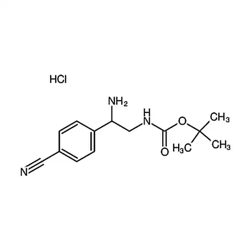 [2-AMINO-2-(4-CYANO-PHENYL)-ETHYL]-CARBAMIC ACID TERT-BUTYL ESTER HYDROCHLORIDE