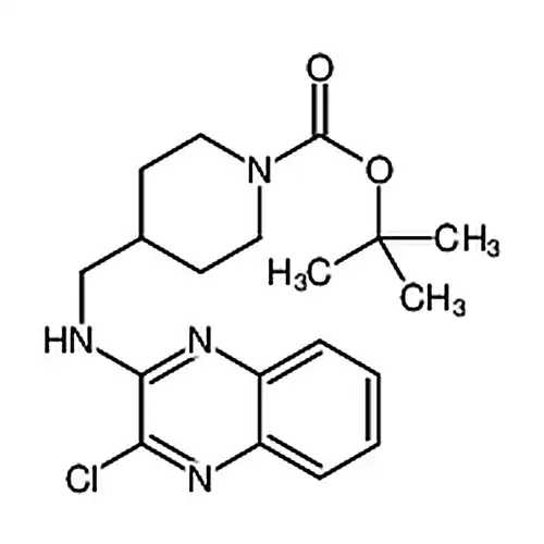 4-[[(3-氯-2-喹喔啉基)氨基]甲基]-1-哌啶甲酸叔丁酯