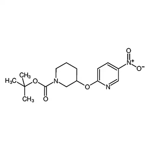3-[(5-硝基-2-吡啶基)氧基]-1-哌啶甲酸叔丁酯