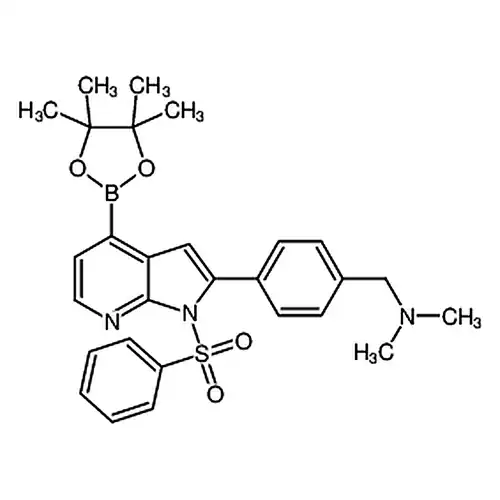 N，N-二甲基-1-(4-(1-(苯基磺酰基)-4-(4，4，5，5-四甲基-1，3，2-二氧硼杂环