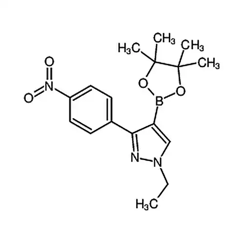 1-乙基-3-(4-硝基苯基)-4-(4，4，5，5-四甲基-1，3，2-二氧杂硼烷-2-基)-1H-吡唑