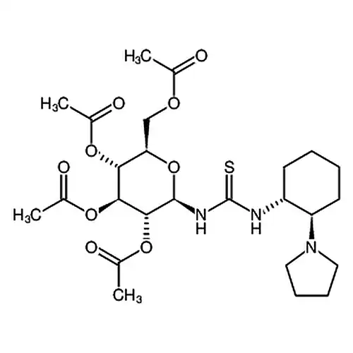 N-[(1R，2R)-2-(1-吡咯烷基)环己基]-N'-(2，3，4，6-四-O-乙酰基-Β-D-吡喃葡萄糖基)硫脲