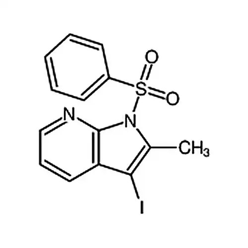 3-碘-2-甲基-1-(苯基磺酰基)-1H-吡咯并[2，3-b]吡啶