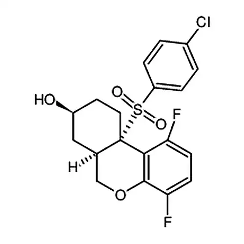 (6aR，8S，10aS)-10a-(4-氯苯磺酰基)-1，4-二氟-6α，7，8，9，10，10a-六氢-6H-苯并[c]苯并吡喃-8-醇