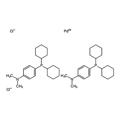 双[(二环己基)(4-二甲基氨苯基)膦]氯化钯(II)