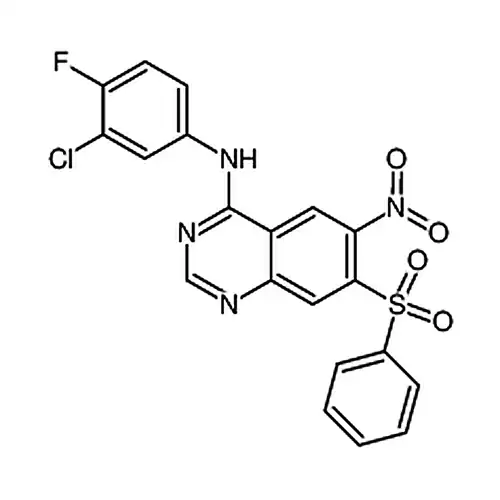 N-(3-氯-4-氟苯基)-6-硝基-7-(苯基磺酰基)喹唑啉-4-胺