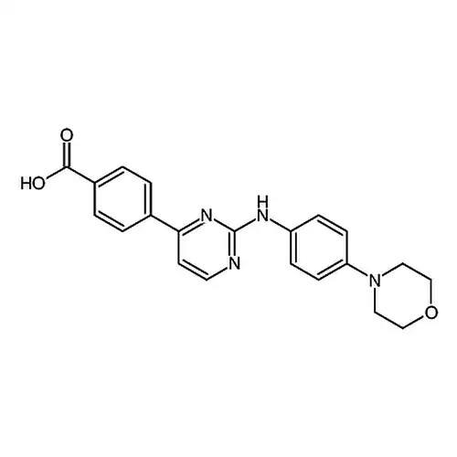 4-(2-(4-吗啉苯基氨基)嘧啶-4-基)苯甲酸