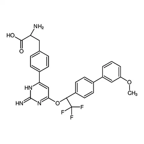 4-[2-氨基-6-[(1R)-2,2,2-三氟-1-(3'-甲氧基联苯-4-基)乙氧基]嘧啶-4-基]-L-苯丙氨酸